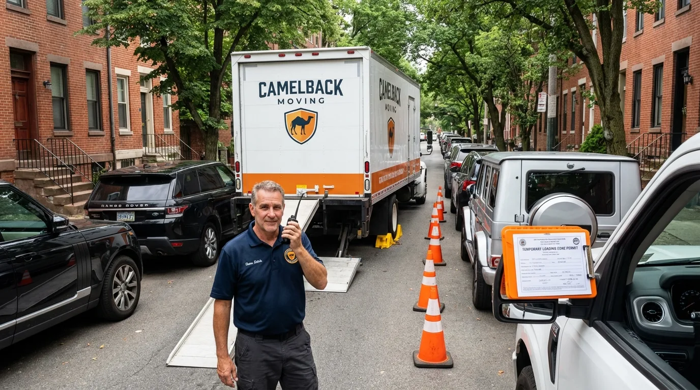 City street loading permit setup in Homestead, PA