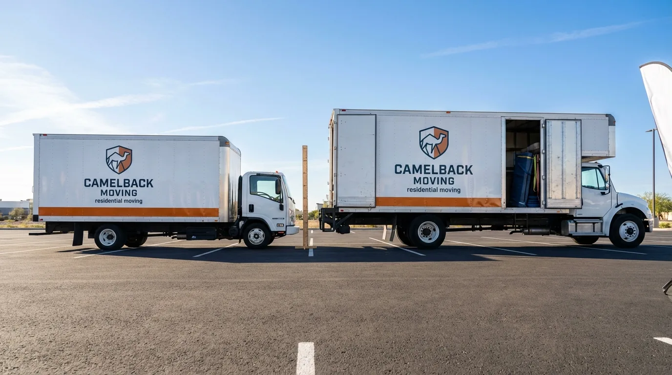 Moving truck size capacity guide in Homestead